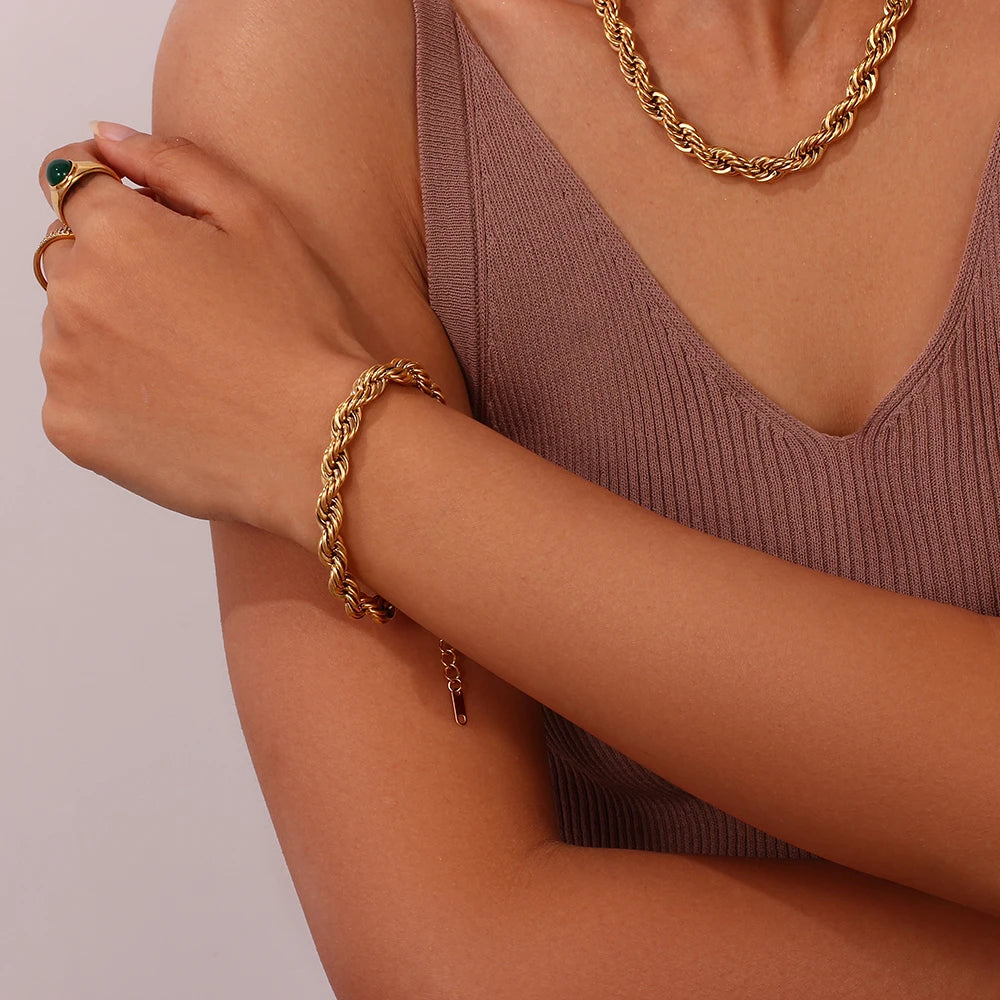 Radiant Rope Bracelet