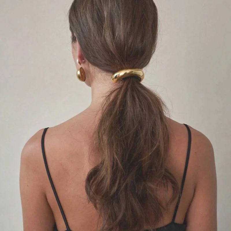 Knot of Gold Hair Tie (4 PCS)