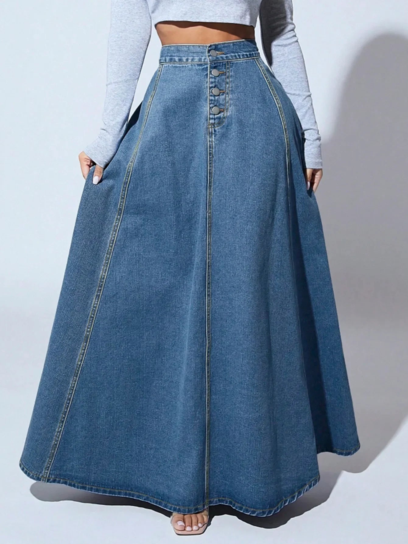 Maldives Denim Skirt