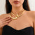 Gilded Contour Necklace