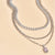 Pink Gemstone Drapery Necklace