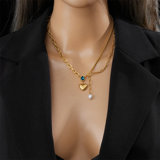 Blue Drop Bliss Necklace