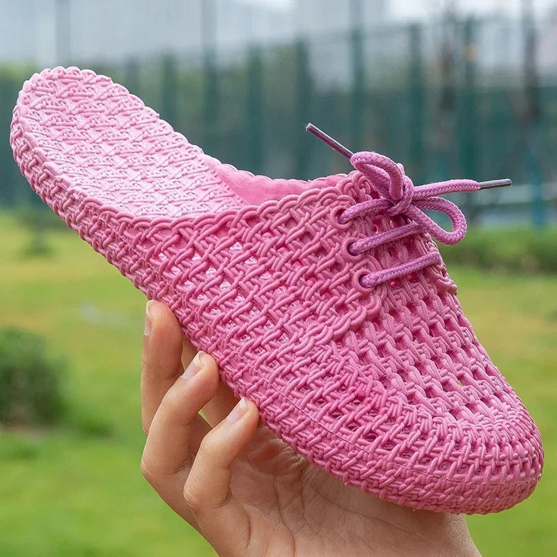 CloudMesh Woven Slip-Ons